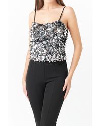 Endless Rose - Stretched Sequin Top - Lyst