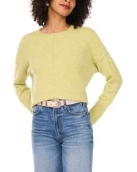 Vince Camuto - Cozy Crewneck Long-sleeve Extend-shoulder Sweater - Lyst