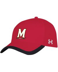 Under Armour - Maryland Terrapins Sideline Blitzing Accent Adjustable Hat - Lyst