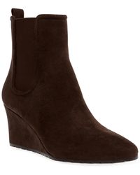 Anne Klein - Valore Pointed Toe Wedge Booties - Lyst