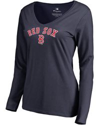 Fanatics - Boston Red Sox Cooperstown Collection Wahconah Long Sleeve V-neck T-shirt - Lyst