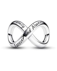 PANDORA - Forever Always Infinity Charm - Lyst