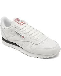 Reebok - Classic Leather Casual Sneakers From Finish Line - Lyst