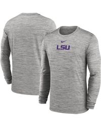 Nike - Lsu Tigers 2025 Sideline Velocity Performance Long Sleeve T-shirt - Lyst