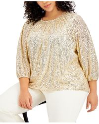 alfani sequin top