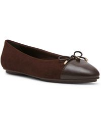 Anne Klein - Luci Cap Toe Ballet Flats - Lyst