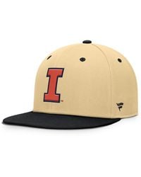 Fanatics - Gold/black Illinois Fighting Illini Balance Fitted Hat - Lyst