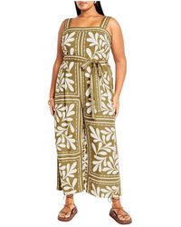 City Chic - Modern Muse Jumpsuit - Lyst