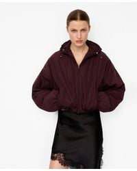 Mango - Oversized Hooded Jacket - Lyst