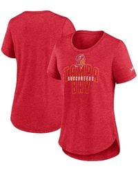Nike - Distressed Tampa Bay Buccaneers Fashion Tri-blend T-shirt - Lyst