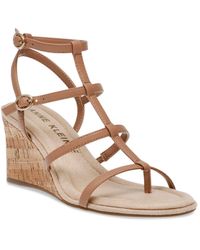 Anne Klein - Seville Strappy Wedge Sandals - Lyst
