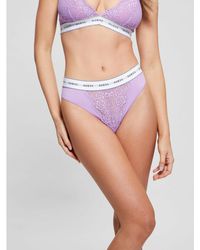 Guess - Belle Lace Thong - Lyst