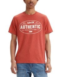 Levi's - Authentic Standard-fit Logo Graphic T-shirt - Lyst