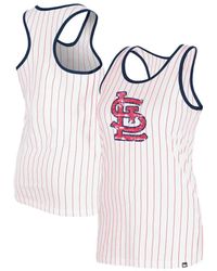 KTZ - St. Louis Cardinals Gameday Pinstripe Tank Top - Lyst