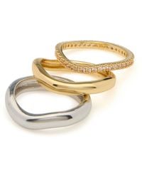 st. Moran - Trio Of Wavy Iris Band Ring - Lyst