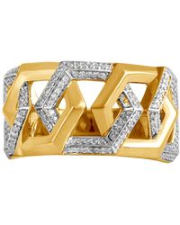 Macy's - Diamond Hexagon Link Inspired Ring (1/2 Ct. T.w. - Lyst