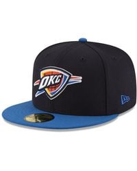 KTZ - Oklahoma City Thunder Basic 2 Tone 59fifty Fitted Cap - Lyst
