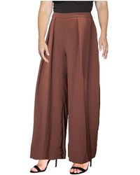 Standards & Practices - Plus Size High Rise Palazzo Wide Leg Pants - Lyst