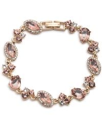 Givenchy - Foldover Crystal Stone Flex Bracelet - Lyst