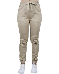 Galaxy By Harvic - Loose Fit Basic Stretch Twill joggers - Lyst