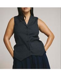 UNIVERSAL STANDARD - Denim Look Vest - Lyst