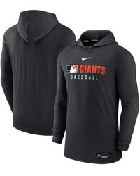 Nike - San Francisco Giants Authentic Collection Tri-blend Performance Pullover Hoodie - Lyst