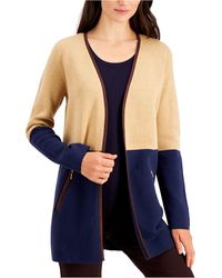 charter club open front cardigan