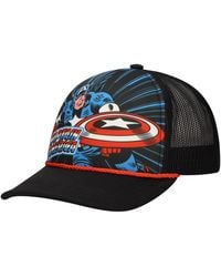 Lids - Big Boys And Girls Captain America Foam Trucker Adjustable Hat - Lyst