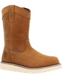 Georgia Boot - Core 37 Wedge 10" Steel Toe Waterproof Pull-on Work Boot - Lyst
