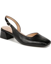 Naturalizer - Jayla Mid-heel Square Toe Slingback Pumps - Lyst