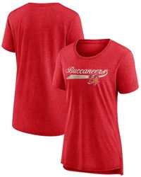 Fanatics - Distressed Tampa Bay Buccaneers Original Play Tri-blend T-shirt - Lyst