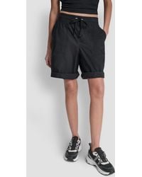 DKNY - High-rise Convertible Bermuda Shorts - Lyst