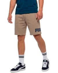 PUMA - Logo Drawstring Shorts - Lyst