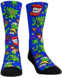 Rock Em Socks - And Double Dare All-over Icons Crew Socks - Lyst