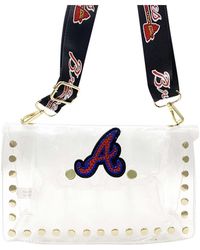 Cuce - And Atlanta Braves Crystal Clear Envelope Crossbody Bag - Lyst