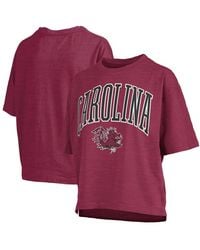 Pressbox Utah Utes Oversized Nelson Arch Over Logo Slub T-shirt in Red ...