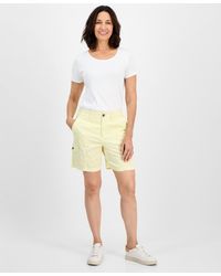 Style & Co. - Mid-rise Comfort-waist Cargo Shorts - Lyst