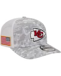 KTZ - Kansas City Chiefs Salute To Service Fan Pack 9seventy Trucker Adjustable Hat - Lyst