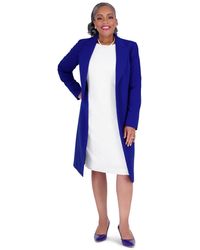 Kasper - Peak Lapel Mid-length Lined Jacket - Lyst