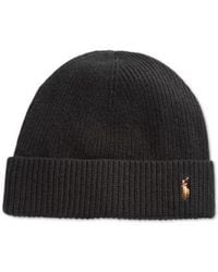 Polo Ralph Lauren - Hat, Wool Signature Cuff - Lyst