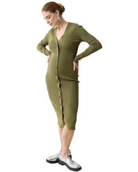 Ingrid & Isabel - Ingrid + Isabel Maternity Ingrid + Isabel Button Front Midi Sweater Dress - Lyst