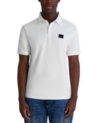 KARL LAGERFELD - Basic Polo Shirt - Lyst