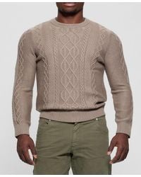 Guess - Celtic Cable Noah Sweater - Lyst