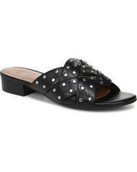 Naturalizer - Morena Studded Block Heel Slide Sandals - Lyst