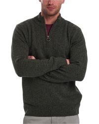 barbour half zip jumper sale