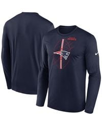 Nike - New England Patriots Legend Icon Long Sleeve T-shirt - Lyst