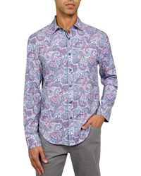 Society of Threads - Performance Stretch Paisley Shirt - Lyst