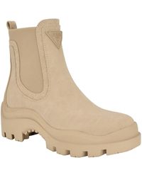 Guess - Yesses Triple Triangle Lug Sole Gore Chelsea Boots - Lyst