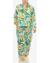 White Mark - Plus Size 2 Pc. Wildflower Print Pajama Set - Lyst