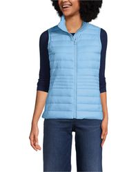 Lands' End - Wanderweight Packable Down Vest - Lyst